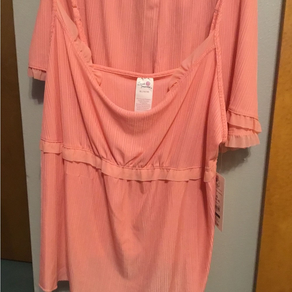 SOLD. Ruffle lingerie pajama set SOLD.
